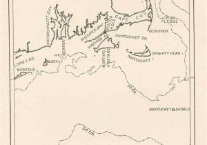 New England Coastline Map File Fmib 42289 Map Showing Woods Hole Region and Adjacent Portions