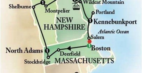 New England Driving tour Map Image Result for New England Driving tour Itinerary Road