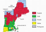 New England Maps Usa New England Ancestry by County 2000 United States