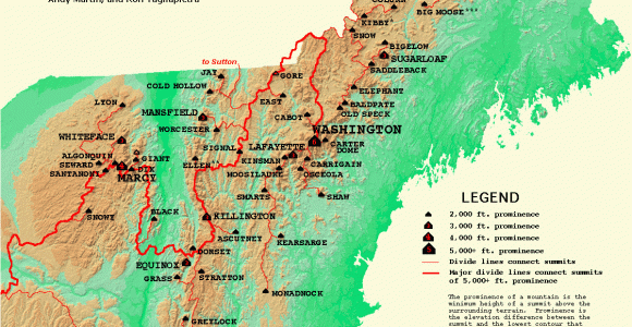 New England topographic Map northeastern U S Mountains Maps Cartography Mappe Mapa