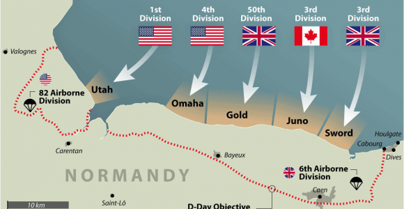 Normandy On Map Of Europe D Maps Luxury D Day normandy Landings Map Wwii Europe 1944