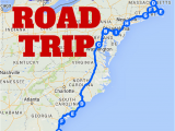 North Carolina attractions Map the Best Ever East Coast Road Trip Itinerary Road Trip Ideas