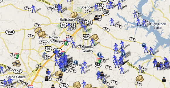 North Carolina Crime Map Spotcrime the Public S Crime Map July 2010