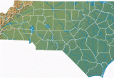 North Carolina Elevation Map Map Of north Carolina