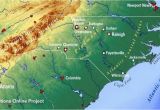 North Carolina Elevation Map north Carolina Mountains Map Unique north Counties In Elevation Map