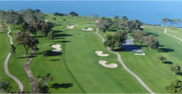 North Carolina Golf Courses Map south Course Hole 1 torrey Pines Golf