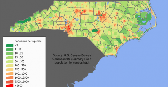 North Carolina Population Density Map Culture Of north Carolina Wikipedia