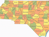 North Carolina State Map with Cities and towns Map Of north Carolina