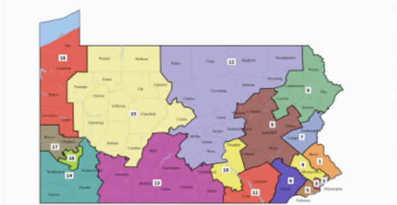 North Carolina Voting Districts Map Pennsylvania S Congressional Districts Wikipedia