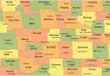 North Dakota and Minnesota Map north Dakota County Map