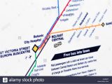 Northern Ireland Railway Map Train Map Stock Photos Train Map Stock Images Alamy