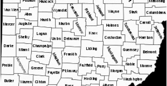 Northwest Ohio County Map List Of Counties In Ohio Wikipedia