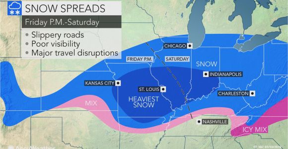 Ohio Doppler Radar Map Snowstorm Poised to Hinder Travel From Missouri Through Ohio