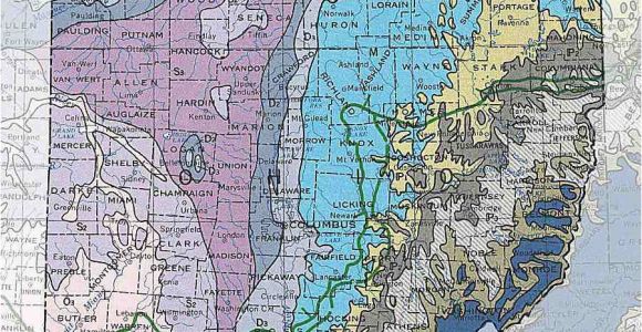 Ohio Geology Map Geologic Maps Of the 50 United States