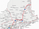 Ohio Map with Major Cities Map Of Maine Cities Maine Road Map