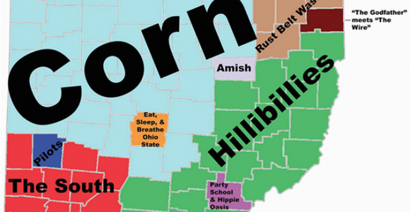 Ohio On Usa Map 8 Maps Of Ohio that are Just too Perfect and Hilarious Ohio Day