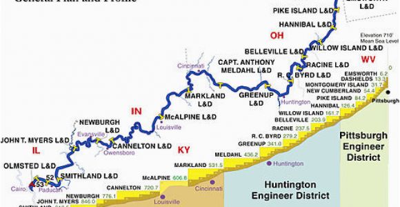 Ohio River Locks and Dams Map Mcalpine Locks and Dam Revolvy