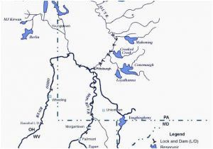 Ohio River Map with Mile Markers Ohio River Mile Marker Map Ohio River Map with Mile Markers