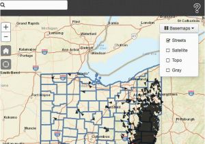 Ohio State Campgrounds Map Oil Gas Well Locator