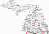 Ohio State Map Cities Map Of Michigan Cities Michigan Road Map