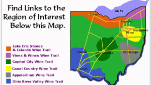 Ohio Winery Map Ohio Wines and Wineries Courtesy Of the Ohio Wine Producers