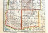 Old Colorado Maps Map Of Colorado and Western Territories United States State Map