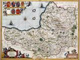 Old Maps Of Ireland Free 400 Year Old Map Of somerset Circa 1648 Mapmania Map