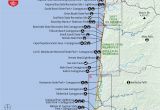 Oregon Coast Beaches Map oregon Coast Map Pdf Secretmuseum