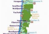 Oregon Coastal Map with towns Simple oregon Coast Map with towns and Cities Projects to Try In