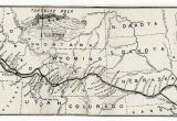 Oregon Trail Map Wyoming Map Of the oregon Trail with Landmarks Secretmuseum