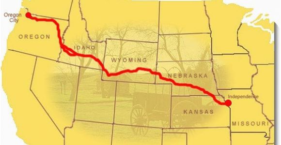 Oregon Trail Map Wyoming Maps oregon National Historic Trail U S National Park Service