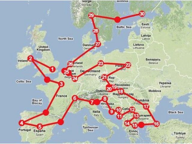 Plan Europe Trip Map How to Travel Europe by Train someday I Hope to