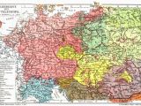 Poland On A Map Of Europe An Old Map Of Mitteleuropa there are No so Many Germans In