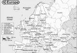 Political Map Of Europe Black and White 62 Unfolded Simple Europe Map Black and White