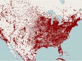 Population Density Map Of England Mapped Population Density with A Dot for Each town