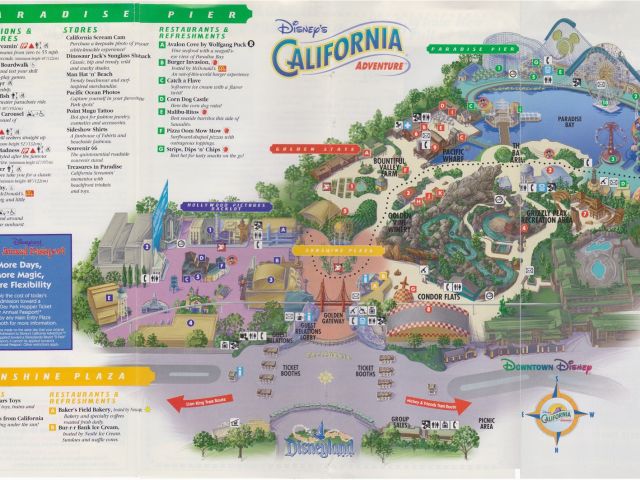 Printable Map Of Disneyland And California Adventure Printable Map Of Disneyland And California