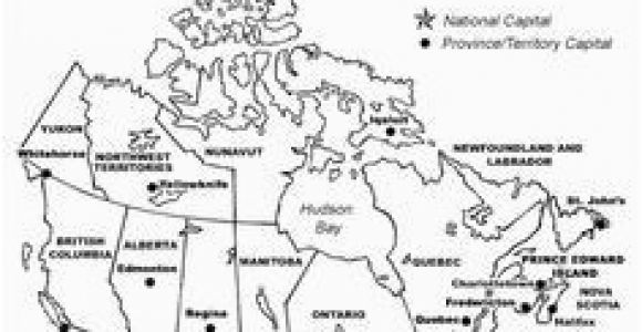 Printable Outline Map Of Canada Printable Map Of Canada with Provinces and Territories and their