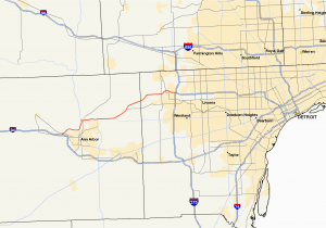 Redford Michigan Map M 14 Michigan Highway Wikipedia