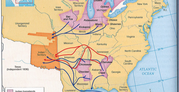 Ridgeview Ohio Map Trail Of Tears Map History with Rivera 1 15 13 Trail Of Tears