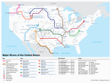 Rivers England Map the Rivers Of the United States as A Subway Map Maps