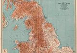 Road Map Of England Motorways England Wales north Road Map A B Roads Pre Motorways