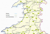 Road Map Of England Motorways Trunk Roads In Wales Wikipedia