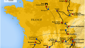 Road Map Of France and Italy 2017 tour De France Wikipedia