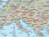 Road Map Of Italy and Switzerland Danube Wikipedia