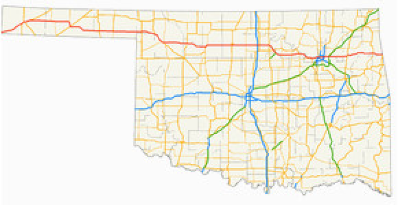 Road Map Of Texas and Oklahoma U S Route 412 In Oklahoma Wikivisually