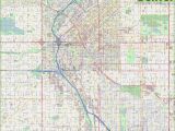 Road Map Of Utah and Colorado Large Detailed Street Map Of Denver