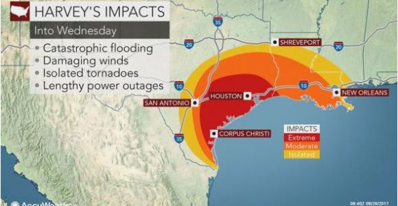 Rockport Texas Map torrential Rain to Evolve Into Flooding Disaster as Major Hurricane