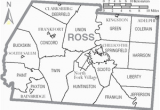 Ross Ohio Map Ross County Ohio Wikivisually