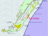 San Pedro Spain Map Belize Maps Map Of Ambergris Caye Belize and Belizean area