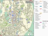 Santiago De Compostela Spain Map Santiago De Compostela City Center Map